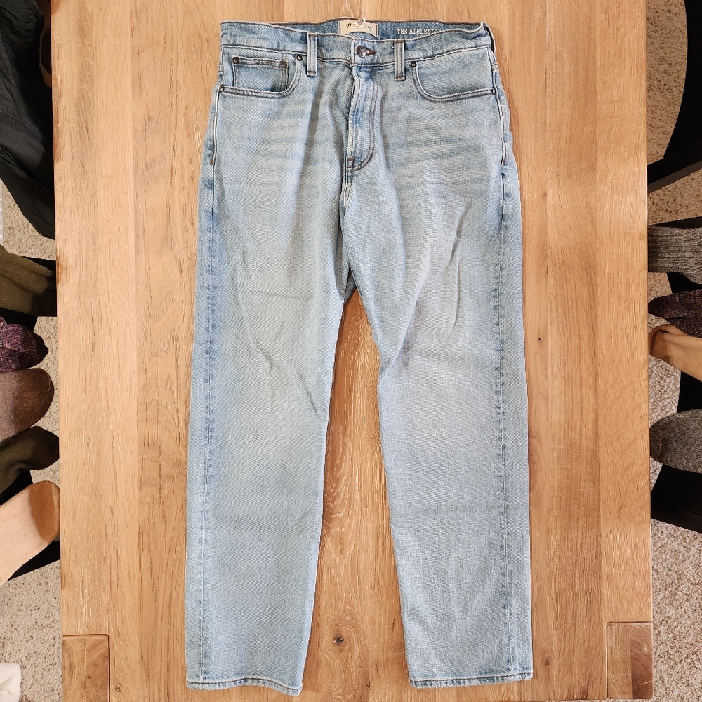 Madewell Athletic Straight Jeans